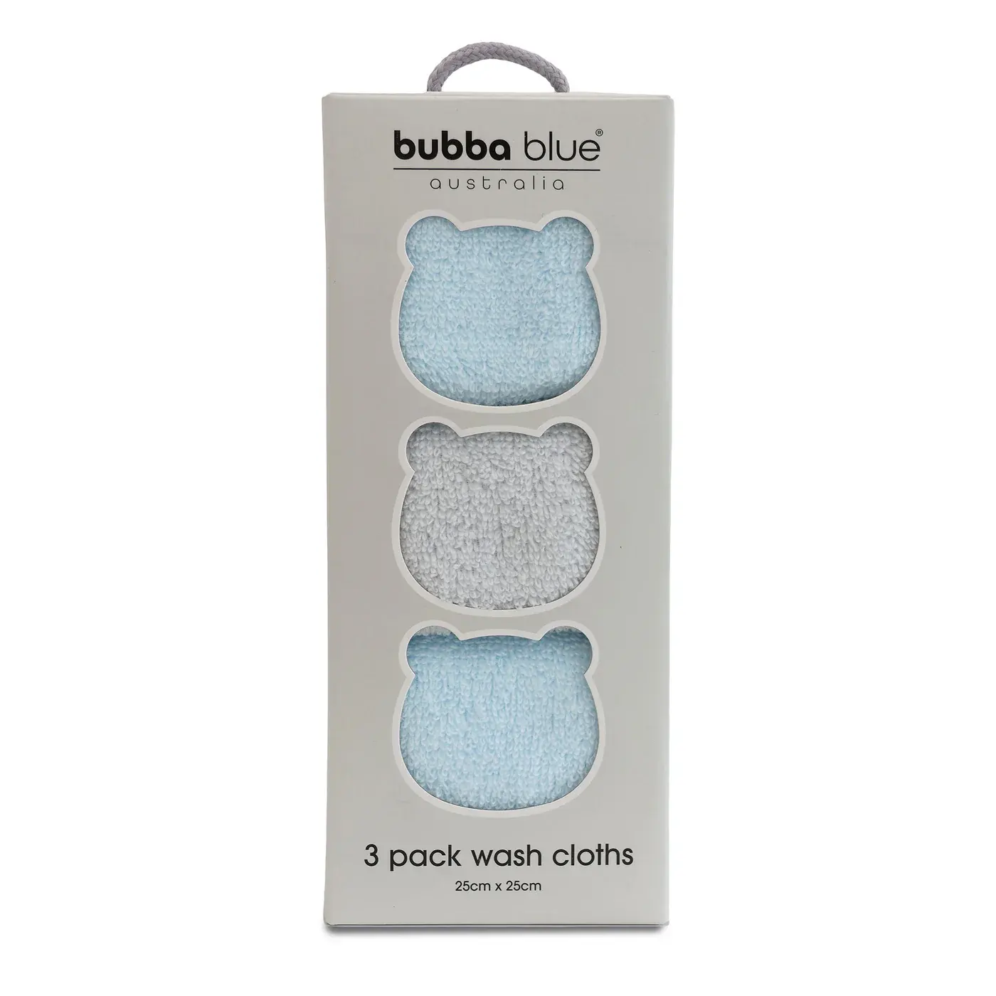 Bubba Blue Bubba Blue Sorbet Nordic 3 Pk Wash Cloth