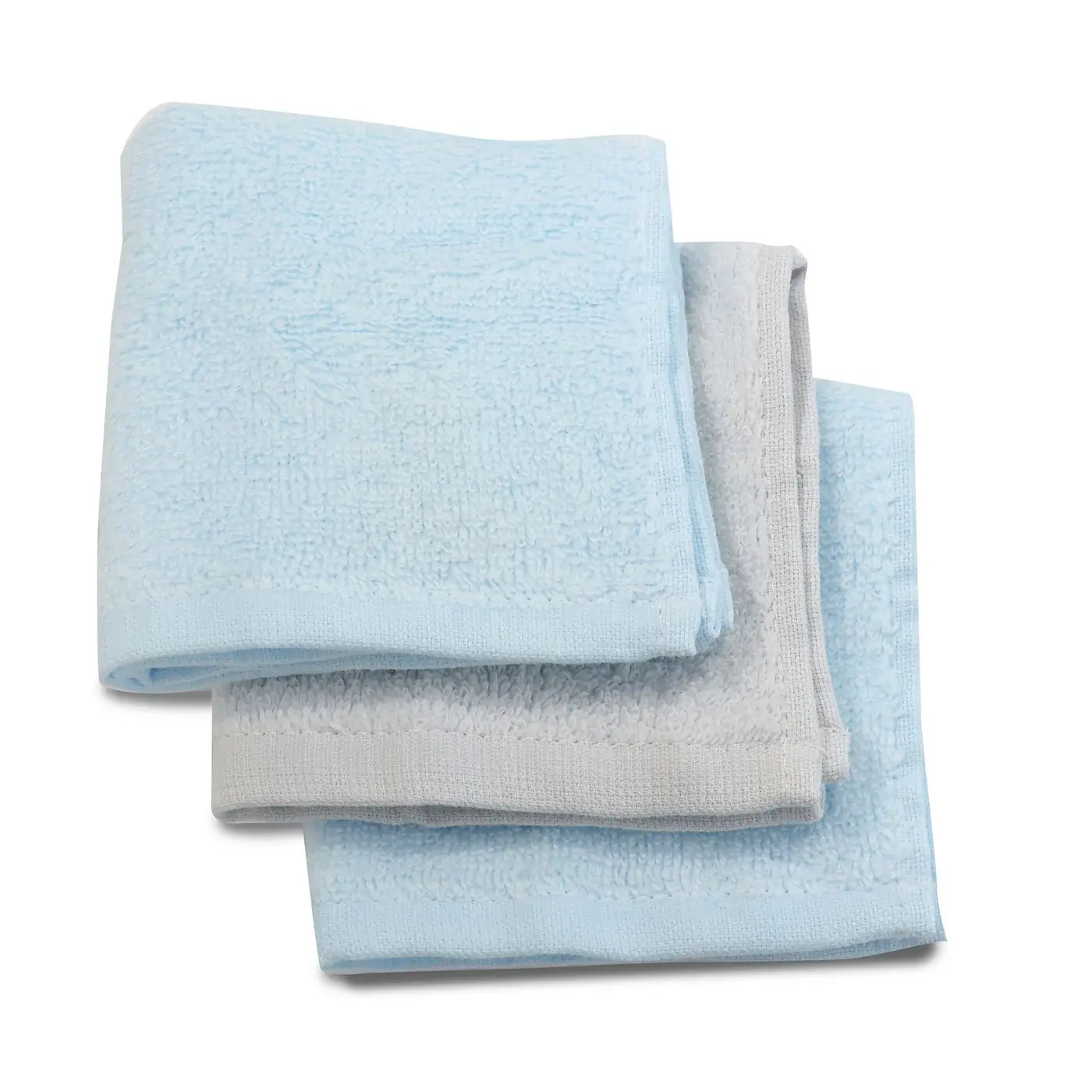 Bubba Blue Bubba Blue Sorbet Nordic 3 Pk Wash Cloth