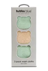 Bubba Blue Bubba Blue Sorbet Nordic 3 Pk Wash Cloth