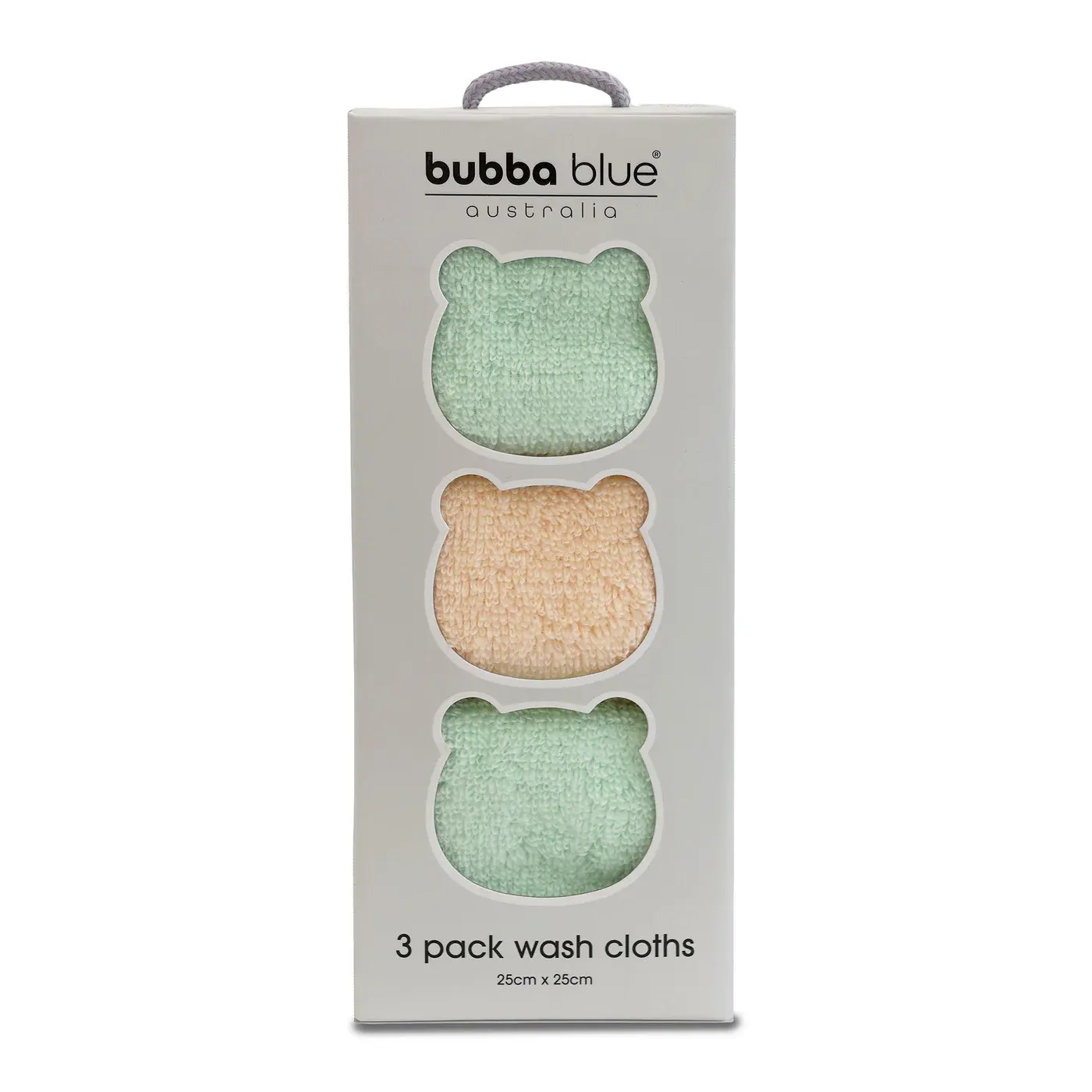 Bubba Blue Bubba Blue Sorbet Nordic 3 Pk Wash Cloth