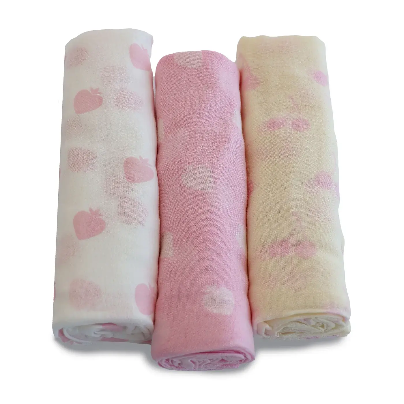 Bubba Blue Bubba Blue Sorbet Nordic 3 Pk Muslin Wrap
