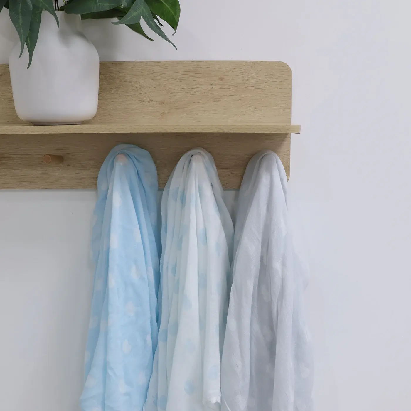 Bubba Blue Bubba Blue Sorbet Nordic 3 Pk Muslin Wrap