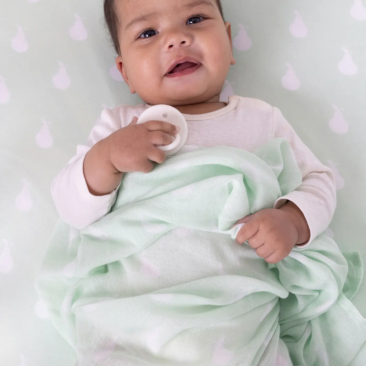 Bubba Blue Bubba Blue Sorbet Nordic 3 Pk Muslin Wrap