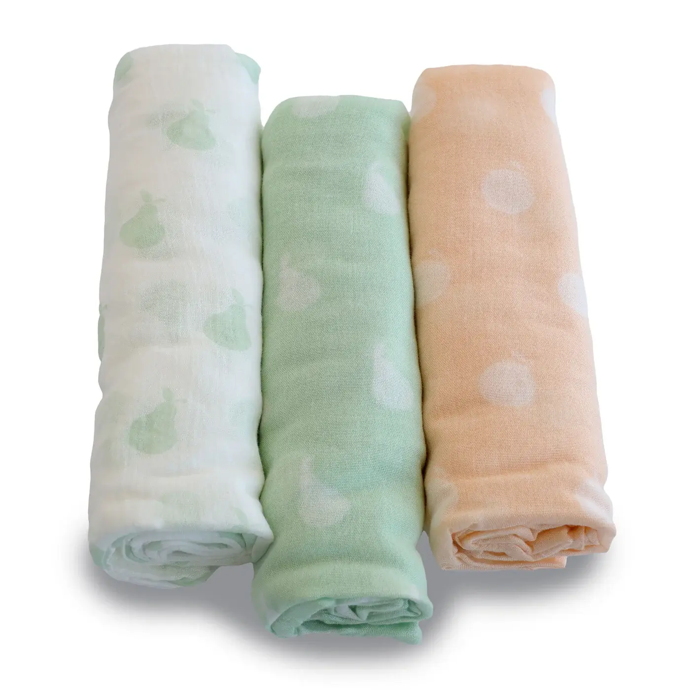 Bubba Blue Bubba Blue Sorbet Nordic 3 Pk Muslin Wrap