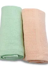 Bubba Blue Bubba Blue Sorbet Nordic 2 PK Cellular Blanket