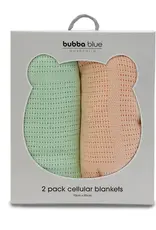 Bubba Blue Bubba Blue Sorbet Nordic 2 PK Cellular Blanket