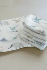 Bubba Blue Bubba Blue Jurassic Bamboo 6 PK Muslin Wash Cloths