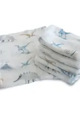 Bubba Blue Bubba Blue Jurassic Bamboo 6 PK Muslin Wash Cloths