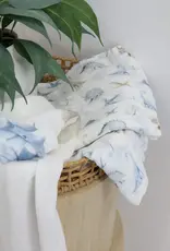 Bubba Blue Bubba Blue Jurassic Bamboo 3 PK Muslin Wraps