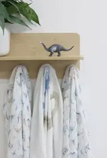 Bubba Blue Bubba Blue Jurassic Bamboo 3 PK Muslin Wraps