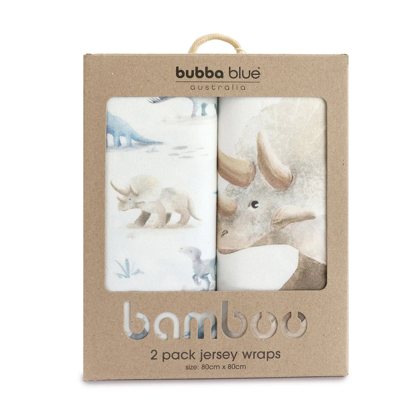 Bubba Blue Bubba Blue Jurassic Bamboo 2 PK Jersey Wraps