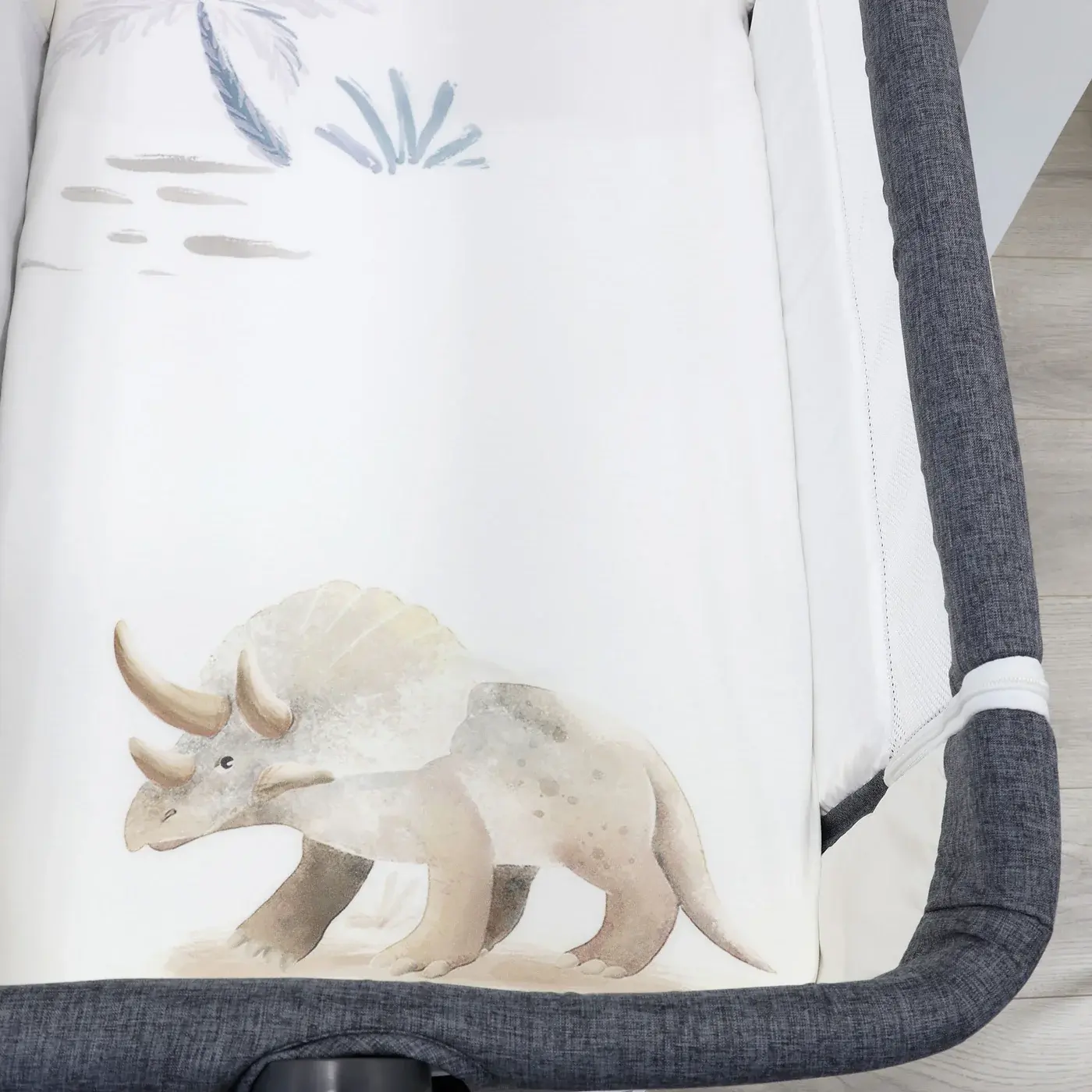 Bubba Blue Bubba Blue Jurassic Bamboo 2 PK Bedside Sleeper Fitted Sheets