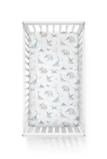 Bubba Blue Bubba Blue Jurassic Bamboo 2 PK Cot Fitted Sheets