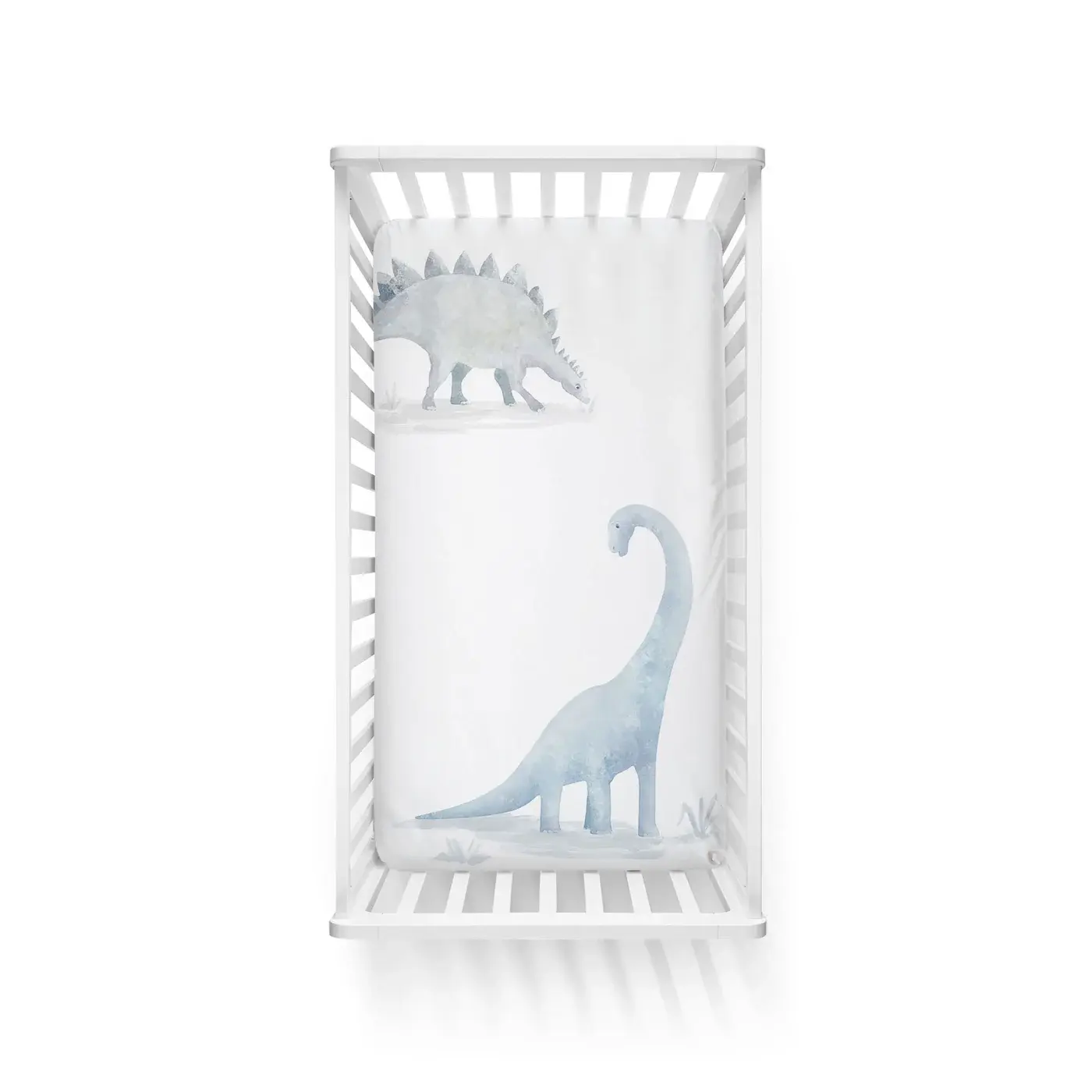 Bubba Blue Bubba Blue Jurassic Bamboo 2 PK Cot Fitted Sheets