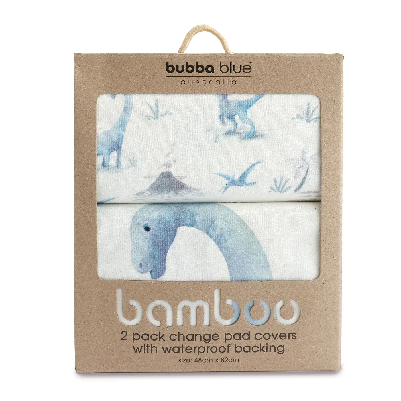 Bubba Blue Bubba Blue Jurassic Bamboo 2 PK Change Pad Covers