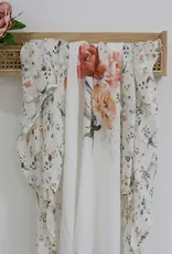 Bubba Blue Bubba Blue Peonies Bamboo 3 PK Muslin Wraps