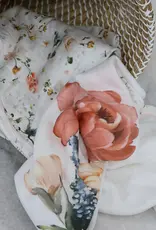 Bubba Blue Bubba Blue Peonies Bamboo 2 PK Jersey Wraps