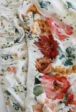 Bubba Blue Bubba Blue Peonies Bamboo 2 PK Bedside Sleeper Fitted Sheets