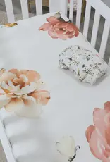 Bubba Blue Bubba Blue Peonies Bamboo 2 PK Cot Fitted Sheets