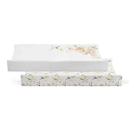 Bubba Blue Bubba Blue Peonies Bamboo 2 PK Change Pad Covers
