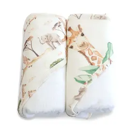 Bubba Blue Bubba Blue Adventure Bamboo 2pk Hooded Towels