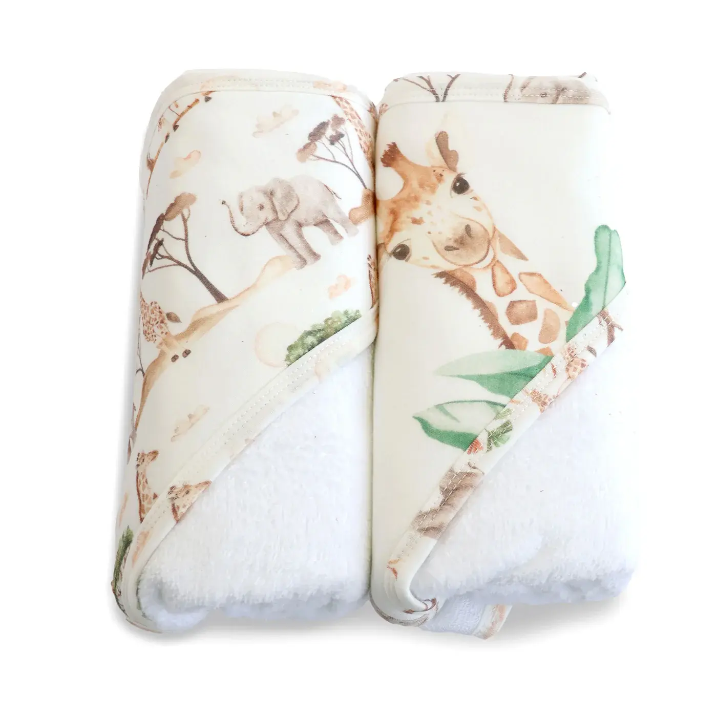 Bubba Blue Bubba Blue Adventure Bamboo 2pk Hooded Towels
