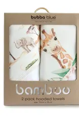 Bubba Blue Bubba Blue Adventure Bamboo 2pk Hooded Towels