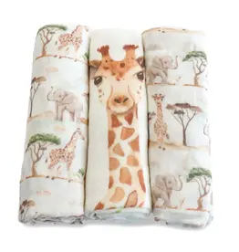 Bubba Blue Bubba Blue Adventure Bamboo 3 PK Muslin Wraps