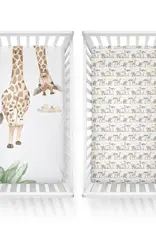 Bubba Blue Bubba Blue Adventure Bamboo 2 PK Cot Fitted Sheets