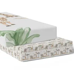 Bubba Blue Bubba Blue Adventure Bamboo 2 PK Cot Fitted Sheets