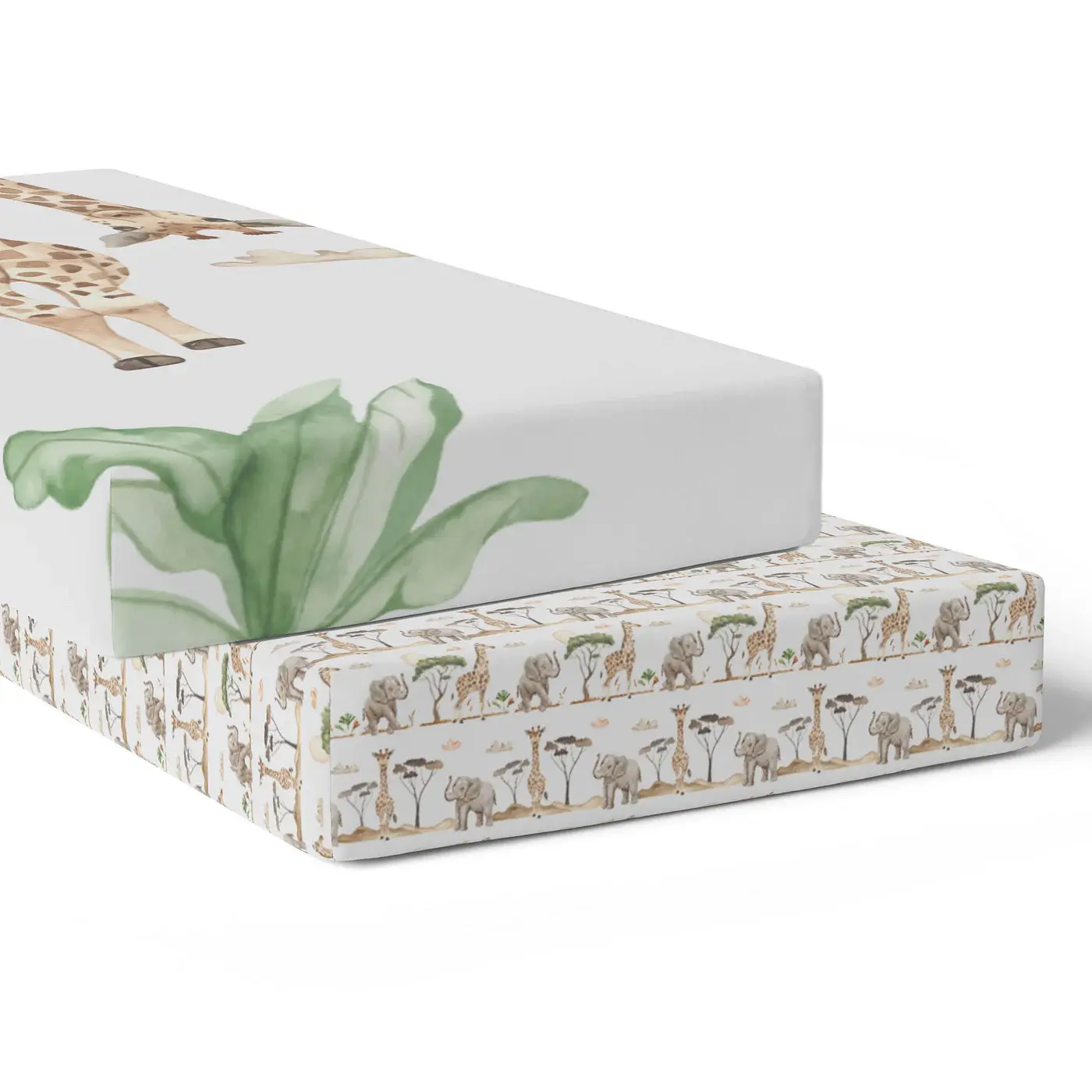 Bubba Blue Bubba Blue Adventure Bamboo 2 PK Cot Fitted Sheets