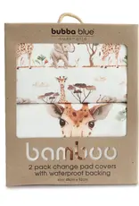 Bubba Blue Bubba Blue Adventure Bamboo 2 PK Change Pad Covers