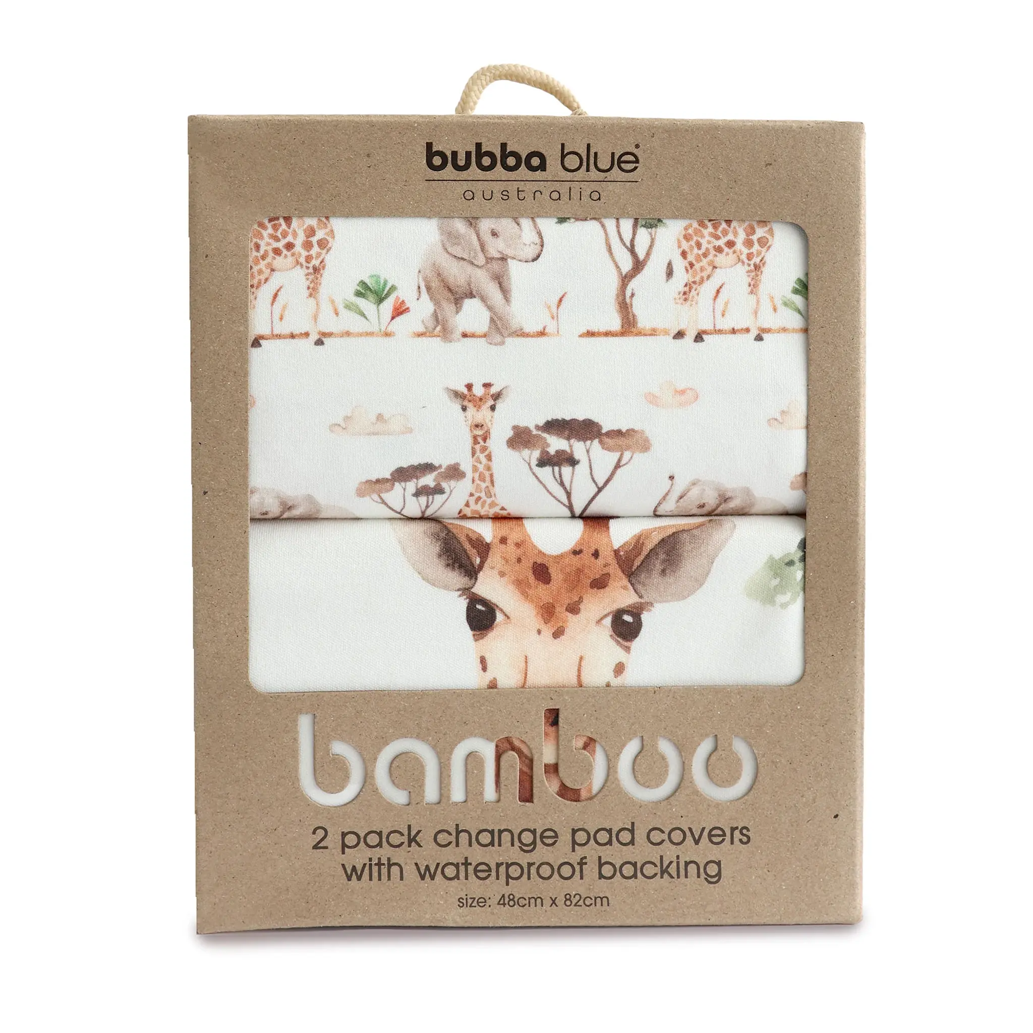 Bubba Blue Bubba Blue Adventure Bamboo 2 PK Change Pad Covers
