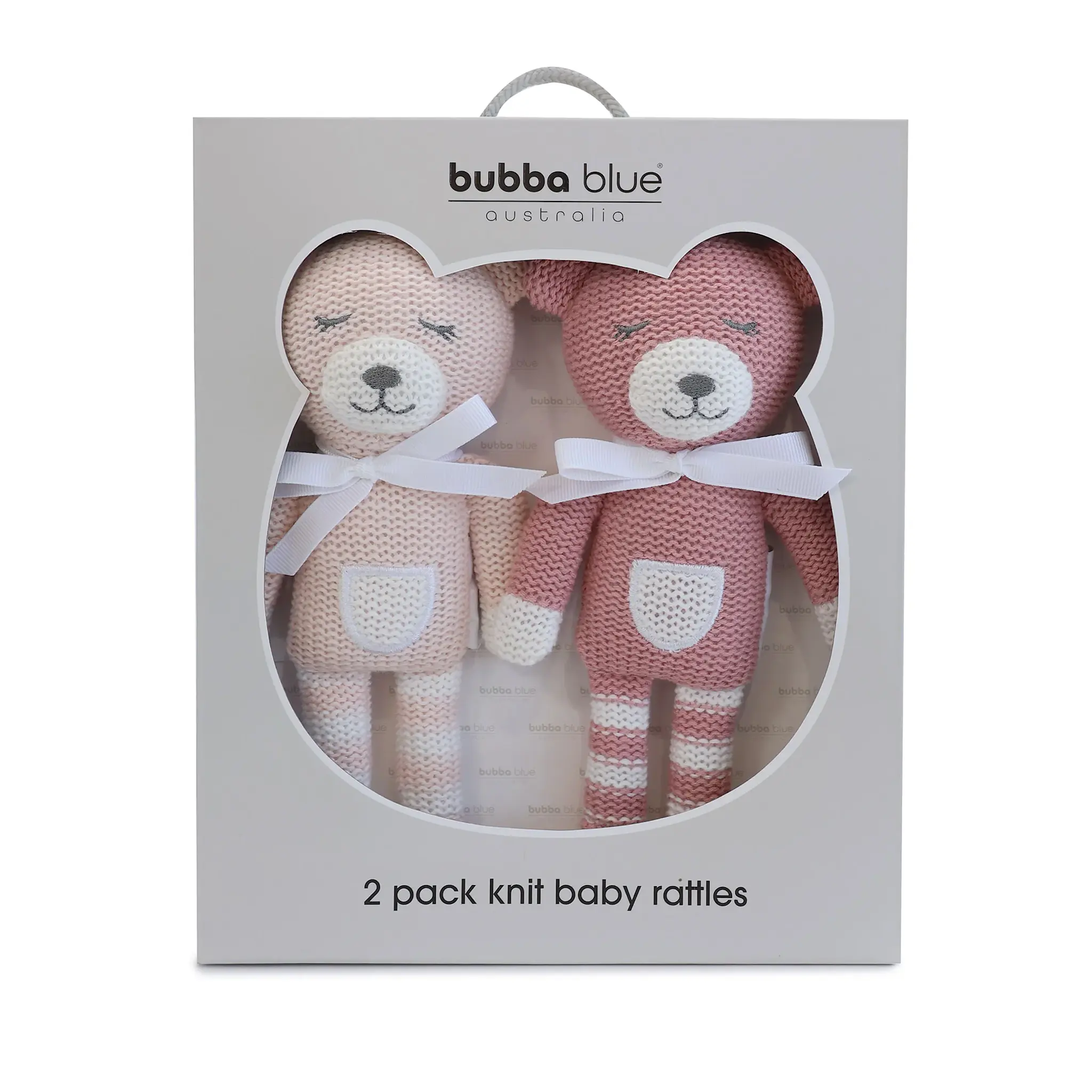 Bubba Blue Bubba Blue Nordic 2PK Knit Rattles