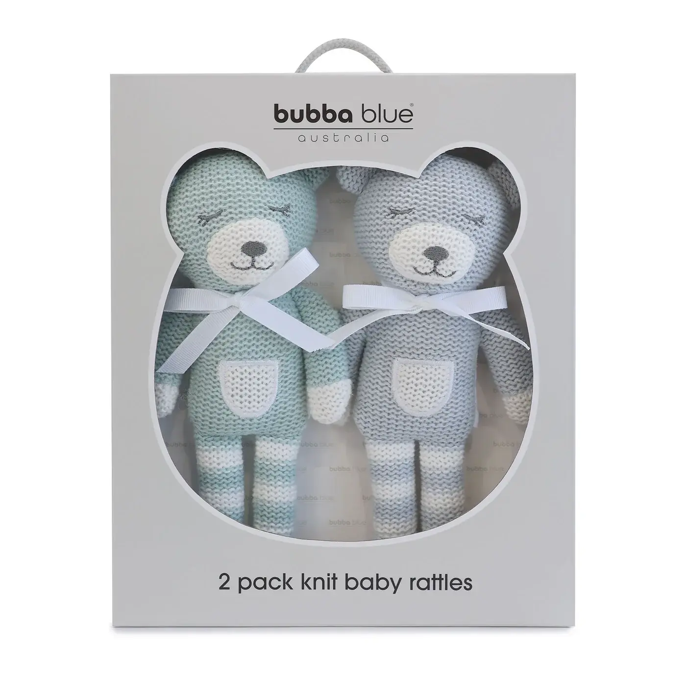 Bubba Blue Bubba Blue Nordic 2PK Knit Rattles