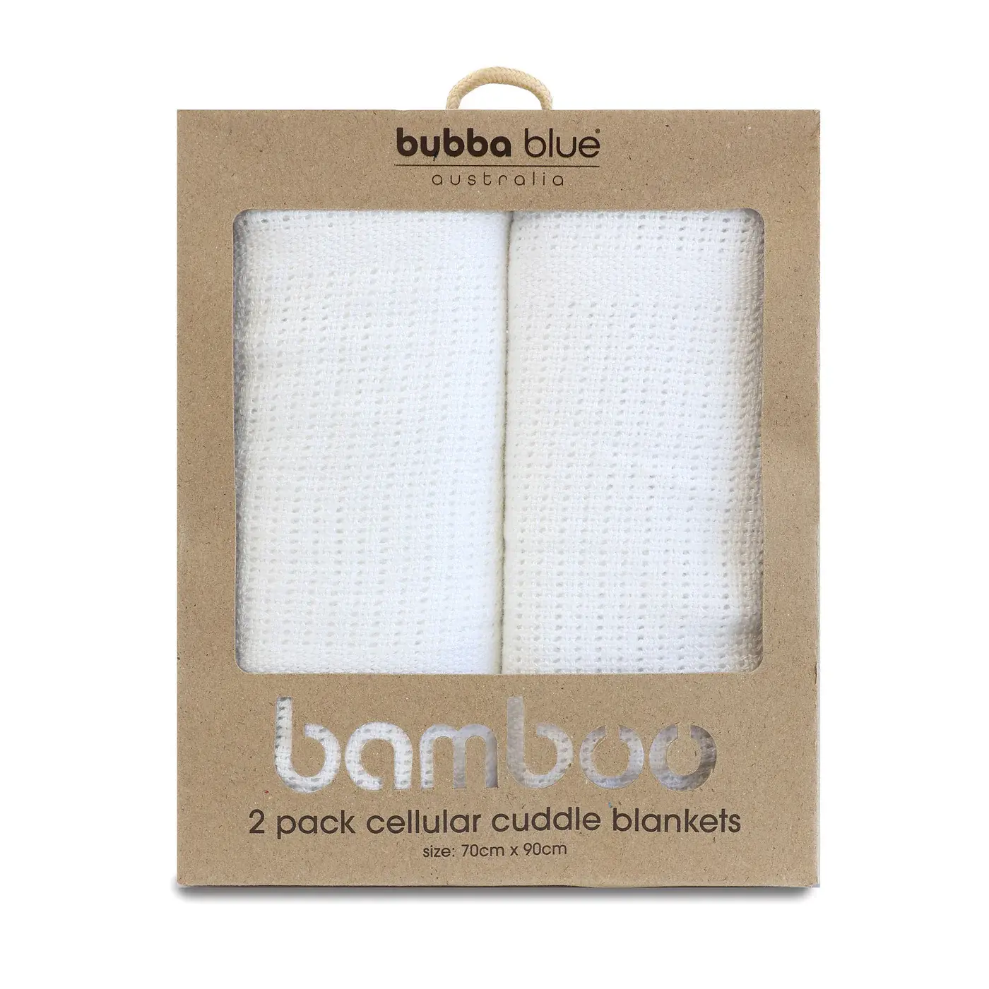 Bubba Blue Bubba Blue Bamboo White 2 Pk Bamboo Cellular Blankets