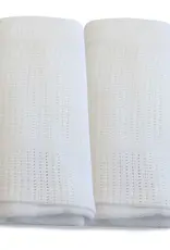 Bubba Blue Bubba Blue Bamboo White 2 Pk Bamboo Cellular Blankets