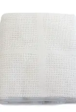 Bubba Blue Bubba Blue Bamboo White Cot Blanket