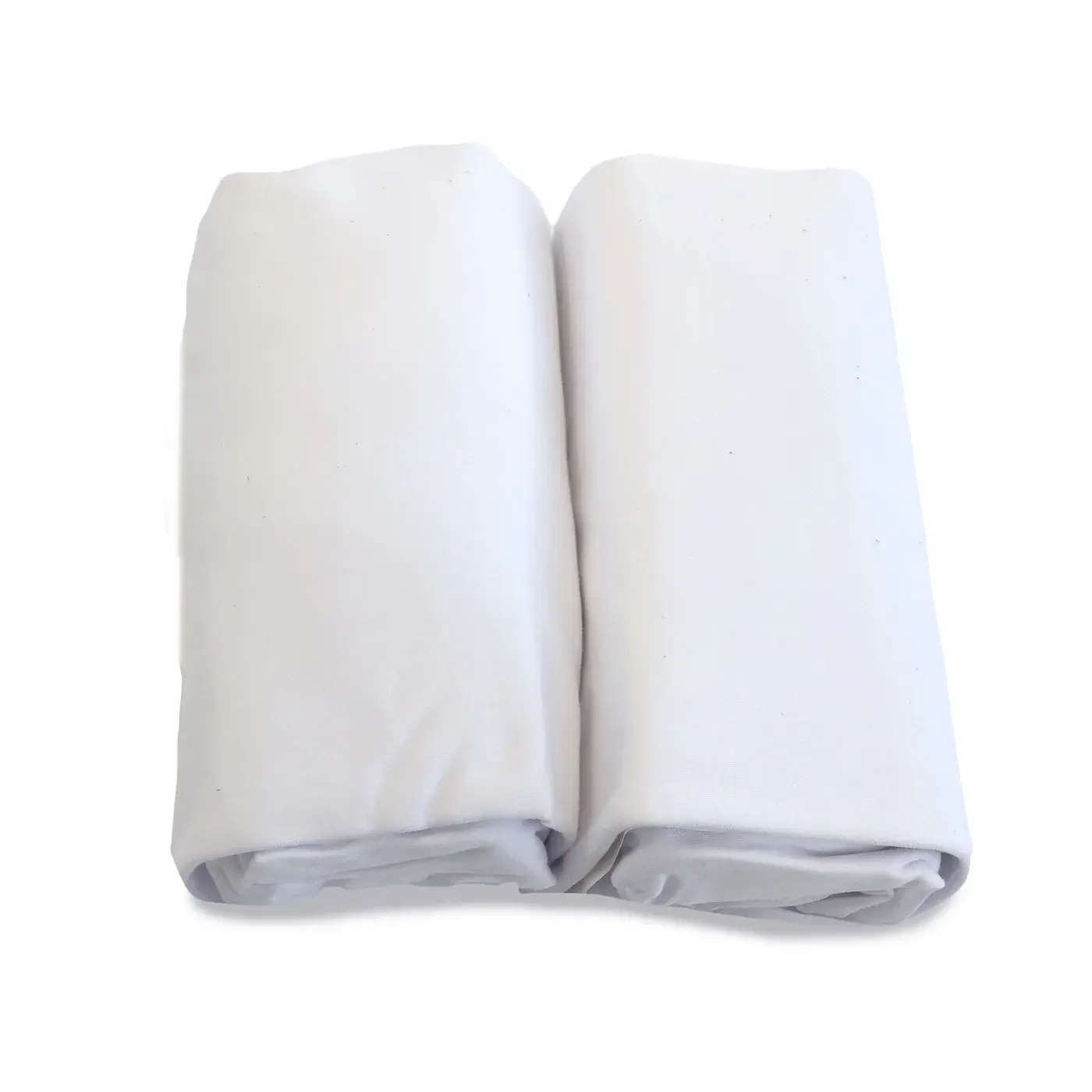 Bubba Blue Bubba Blue Bamboo White 2pk Cot Jersey Fitted Sheets