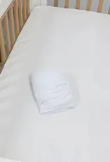 Bubba Blue Bubba Blue Bamboo White 2pk Cot Jersey Fitted Sheets