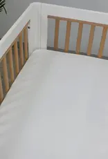 Bubba Blue Bubba Blue Bamboo White 2pk Cot Jersey Fitted Sheets