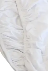 Bubba Blue Bubba Blue Bamboo White 2 PK Moses Basket Jersey Fitted Sheets