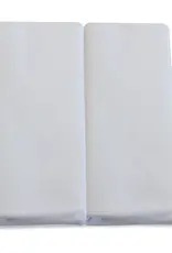 Bubba Blue Bubba Blue Bamboo White 2 PK Moses Basket Jersey Fitted Sheets