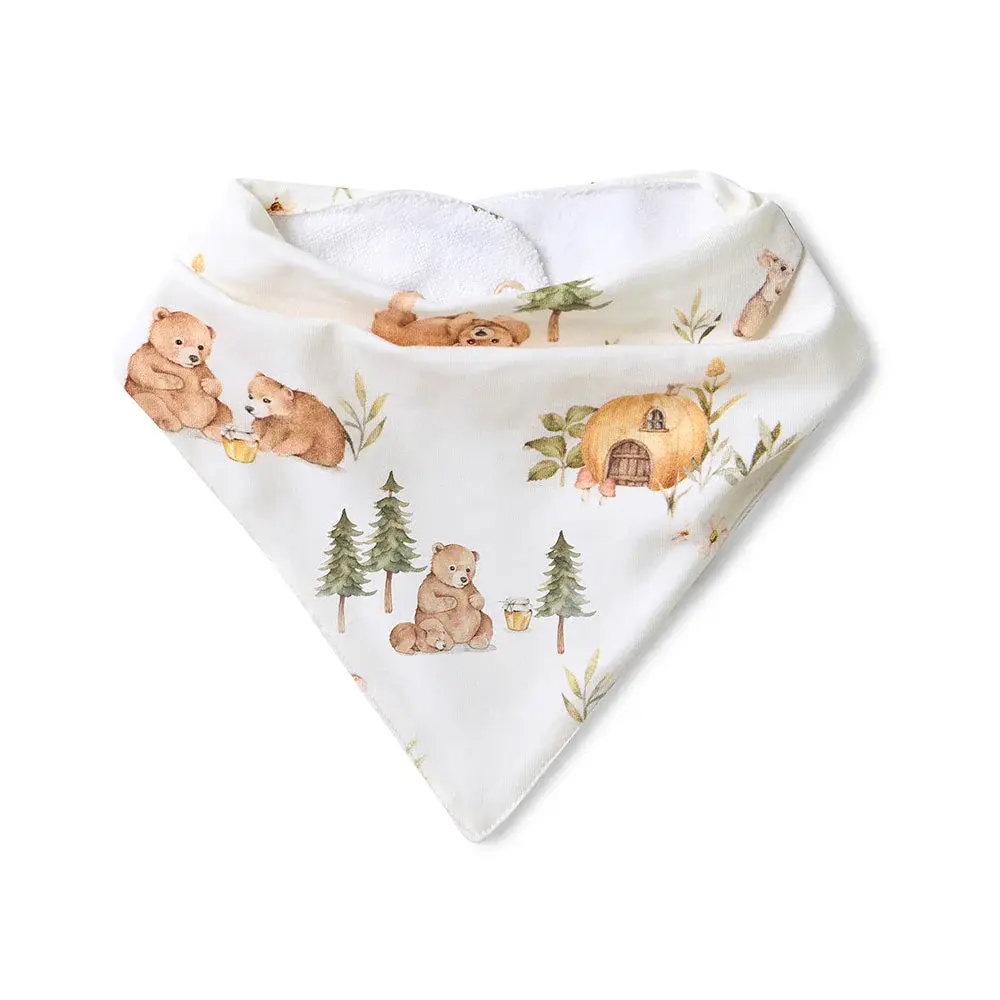 Snuggle Hunny Kids Snuggle Hunny Bears Organic Dribble Bib