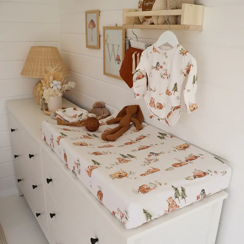 Snuggle Hunny Kids Snuggle Hunny Bears Organic Bassinet Sheet / Change Pad Cover