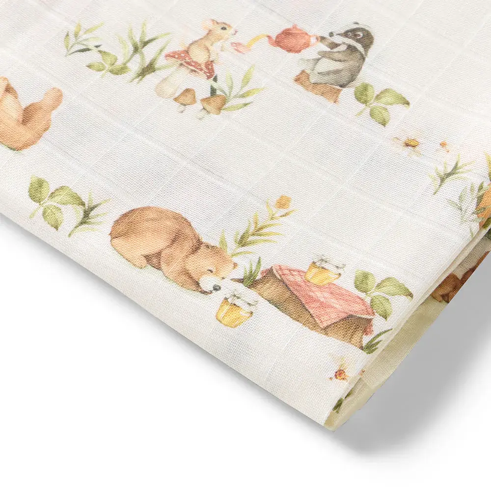 Snuggle Hunny Kids Snuggle Hunny Bears Organic Muslin Wrap