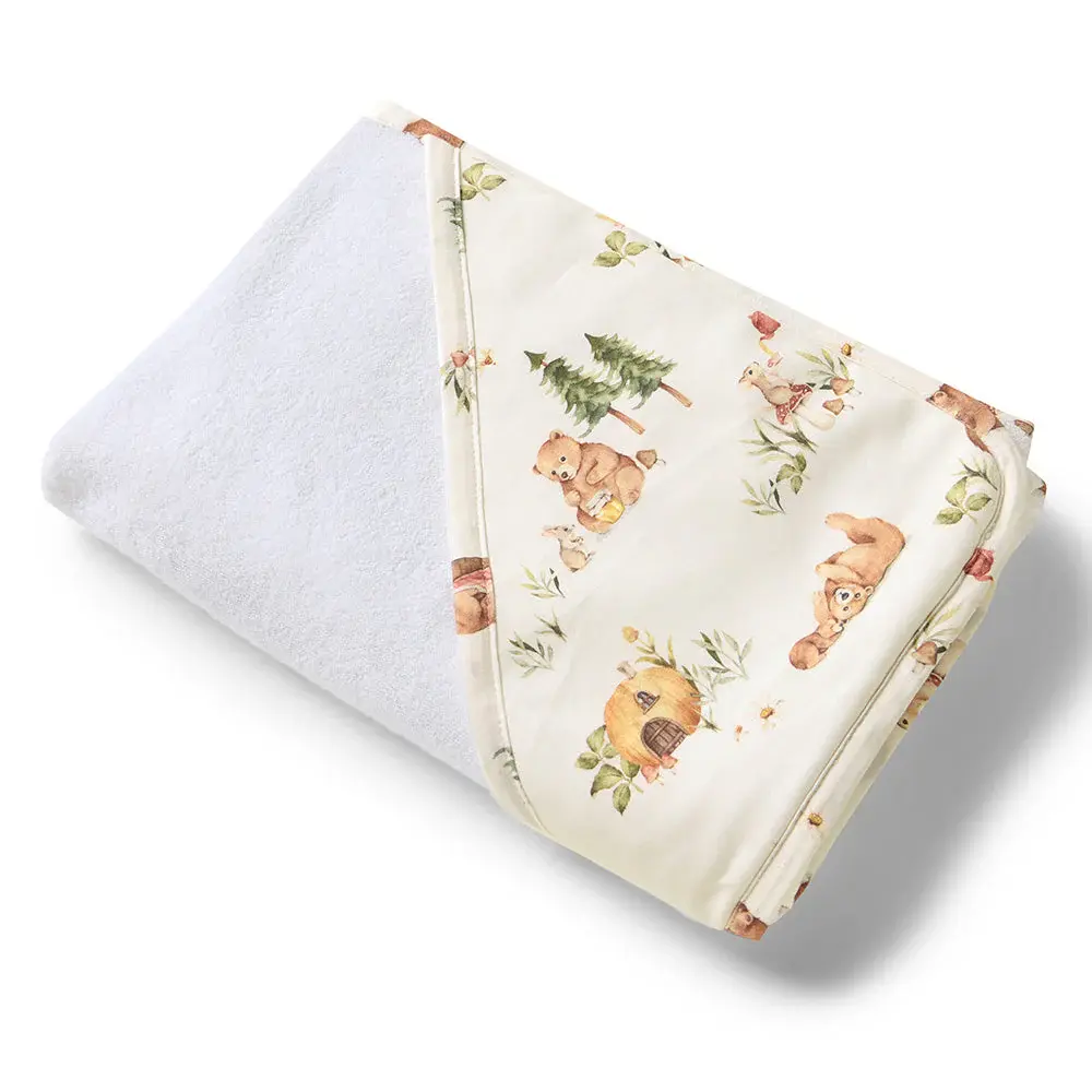 Snuggle Hunny Kids Snuggle Hunny Bears Organic Hooded Baby Towel