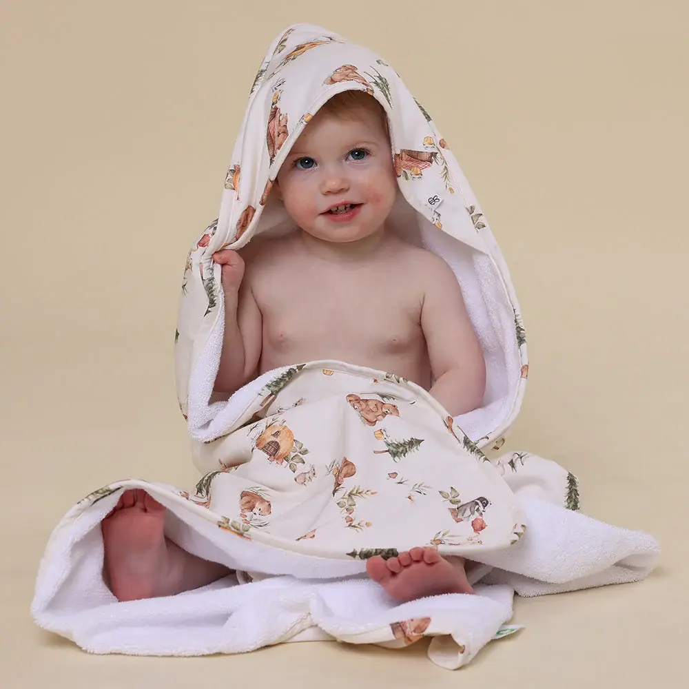 Snuggle Hunny Kids Snuggle Hunny Bears Organic Hooded Baby Towel