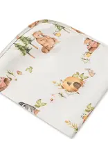 Snuggle Hunny Kids Snuggle Hunny Bears Organic Jersey Wrap & Beanie Set