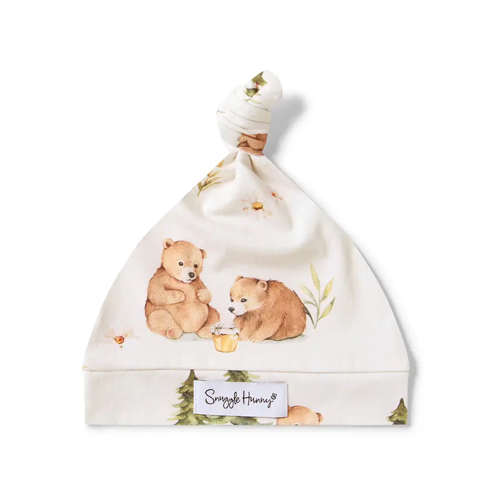 Snuggle Hunny Kids Snuggle Hunny Bears Organic Knotted Beanie